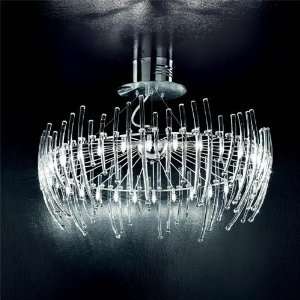 Salome chandelier   Mix   dark blue   clear, small, 110   125V (for 