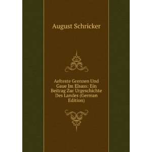   Zur Urgeschichte Des Landes (German Edition) August Schricker Books