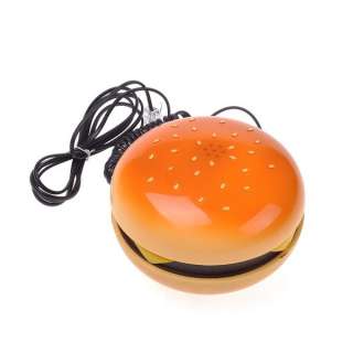 Lovely Hamburger Cheeseburger Burger Shape Phone Telephone For Gift 