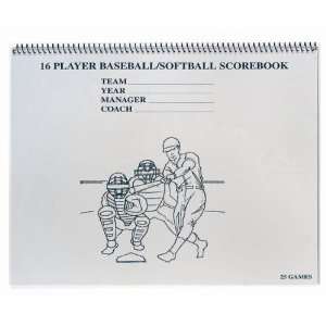    Martin Baseball/Softball Scorebooks WHITE  