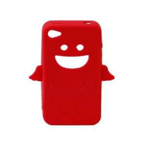  Red Angel Soft Silicone Gel Case Cover Skin for iPhone 4S 