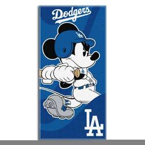   Los Angeles Dodgers Mickey Mouse YOUTH Beach Towel