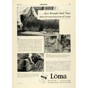  1931 Ad Loma Home Sod Garden Planting Lawn Care Maintenance 
