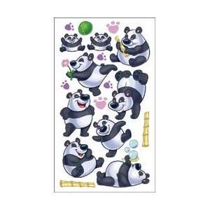  Sticko Classic Stickers Rolly Polly Panda; 6 Items/Order 