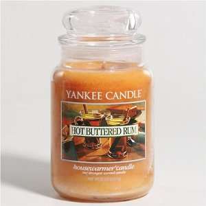  Yankee Candle, HOT BUTTERED RUM, 22 oz, Housewarming 