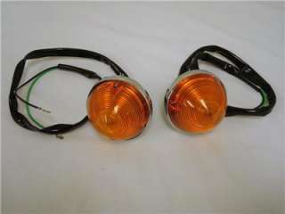 Chevy Truck Amber Parking Lamp Light Lens Assembly Pair  