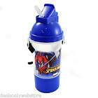 Marvel Spider Man Sip N Snack Canteen w/ Rocker Straw School Lunch 