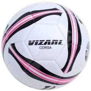    Vizari Corsa Soccer Balls WHITE/PINK/BLACK 5