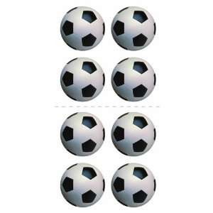  Soccer Ball Die Cut Photographic Stickers