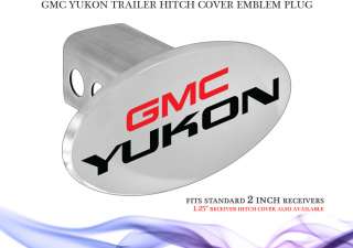 GMC®* YUKON Trailer Tow *CHROME* Hitch Cover Plug  