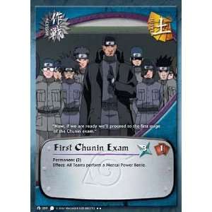   Naruto TCG The Chosen M 059 First Chunin Exam Rare Card Toys & Games