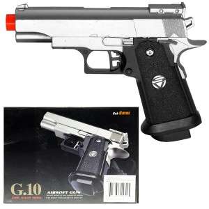   Metal G10 Compact Airsoft Pistol Spring Small Gun   