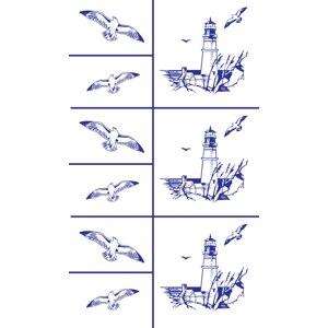 Rub n Etch Glass Etching Stencil ~ Lighthouse  