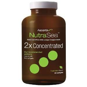   2x Concentrated Fresh Mint    60 Softgels