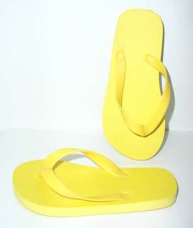 Childrens Flip Flops / Yellow / Small (10/11) NEW  