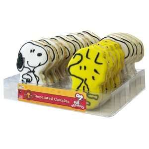 Snoopy 24 Count Decorated Cookie Tray  Grocery & Gourmet 