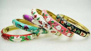 New Wholesale jewelry lots 2pcs China unique cloisonne bracelets free 