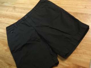 LIZ CLAIBORNE Black Sloane Shorts size L Large 14  