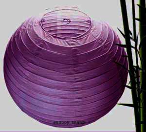 Chinese Paper Lanterns WEDDING XMAS DECORATIONS Purple  