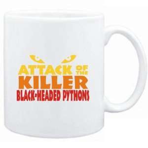  Mug White  Attack of the killer Black Headed Pythons 