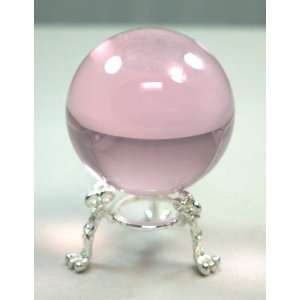 Decorative Display Pink 2.3 Crystal Ball 