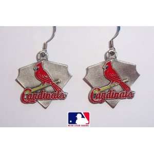   MLB Dangle Earrings Popular Birds on Bat Logo