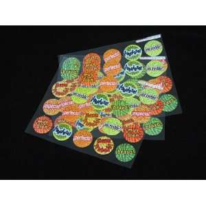  Round Swirl Holographic Spanish Foil Stickers (60) Office 
