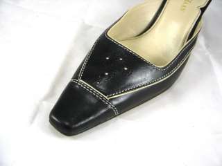 Fabulous COLE HAAN Chisel Toe Mules Womens Size 8 1/2 AA  