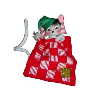 Annalee 6 Inch Cozy in Bed Mouse