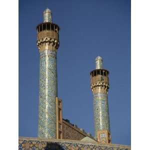 Minarets of the Emam Mosque, Isfahan, Iran, Middle East Travel 