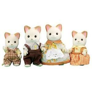  Sylvanian Families Sylvania Cream Cat Family Toys & Games