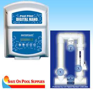 DN1 Autopilot NANO Salt Chlorine Generator For Swimming Pool 115V Up 