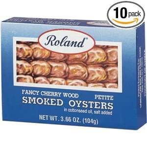 Roland Small Smoked Oysters, 3.66 Ounce Grocery & Gourmet Food