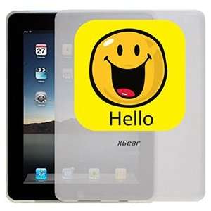 Smiley World Welcoming on iPad 1st Generation Xgear ThinShield Case