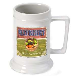   Favors Personalized 16 oz. Fruit Company Beer Stein 