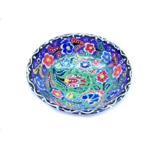    Hand Painted Turkish Ceramic Bowl (medium) 21