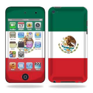 Vinyl Skin Decal for iPod Touch 4G 4th Generation – Mexican Flag 