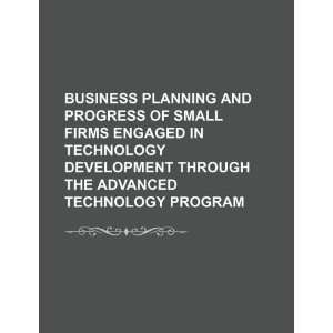  Business planning and progress of small firms engaged in 