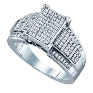 33 CT Diamond Micro Pave Chic N Classy Fashion Ring of White Diamonds 