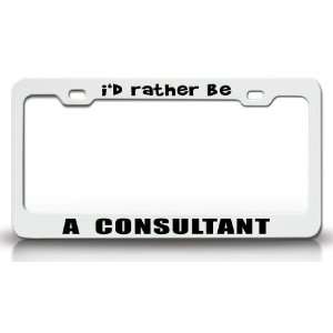  ID RATHER BE A CONSULTANT Occupational Career, High 