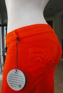 NEW Siwy womens Hannah Slim crop jeans in Persimmon  