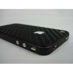  SlickWraps Black Carbon Fiber for Apple iPhone 4 & iPhone 