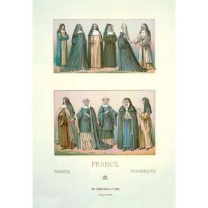  Exclusive By Buyenlarge France Nuns #1 12x18 Giclee on 