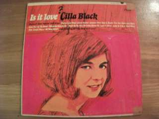 CILLA BLACK IS IT LOVE LP RECORD MONO T 2308  