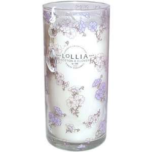    Lollia Relax Tall Cotton and Clover Luminary Candle