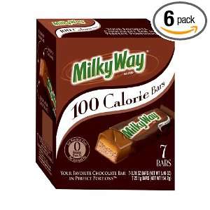 Milky Way 100 Caloire Bar, 7 Count Bars (Pack of 6)  