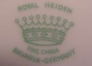 ROYAL HEIDEN BAVARIA GERMANY 9 ROUND BOWL NM UNUSED  