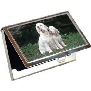 Clumber Spaniel Business Card / Credit Card Case