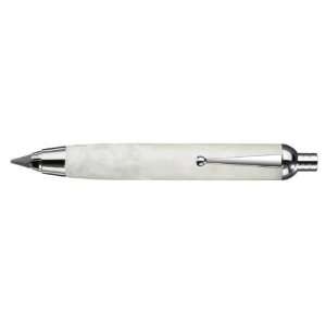  Sketch Pencil, White Acrylic with Metal Clip. 5.6MM Lead 