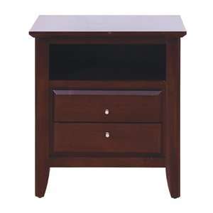  Modus Furniture 1X5081 City Two Drawer Nightstand, Coco 